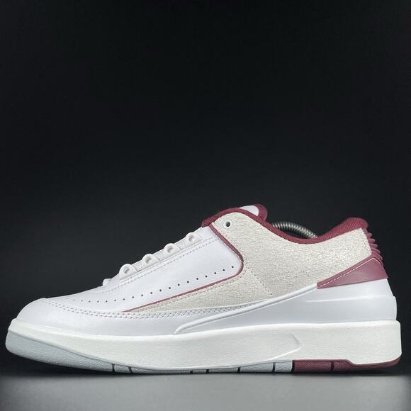Nike Air Jordan 2 Retro Low Cherrywood Red Men’s 9.5 Basketball Shoes DV9956-103 - Picture 7 of 9